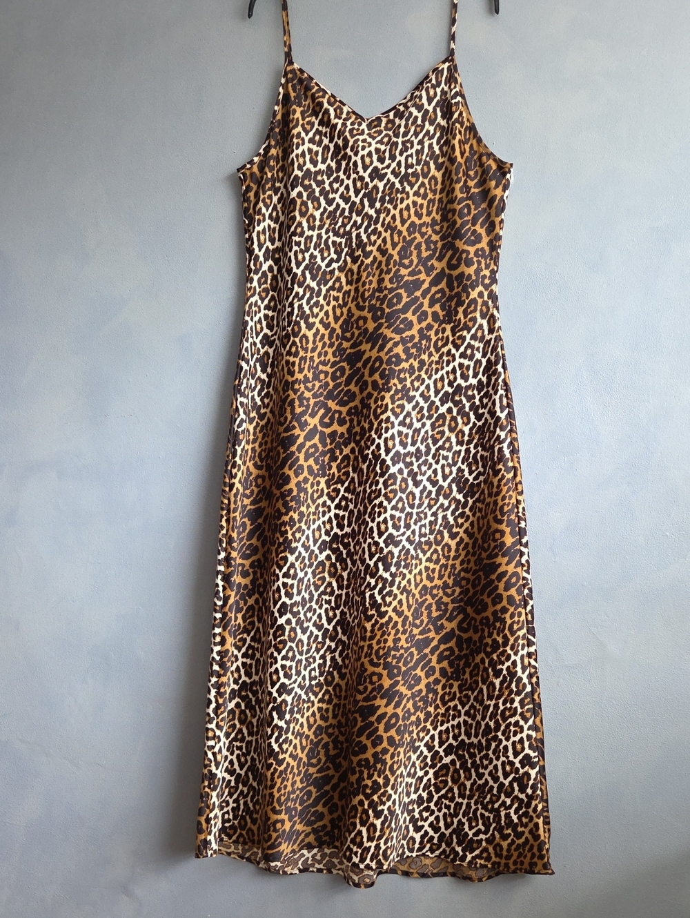 REVOLVE, HOUSE OF HARLOW 1960 MIDI ANIMAL PRINT BROWN GOLD, SLIP DRESS, XL, NWT